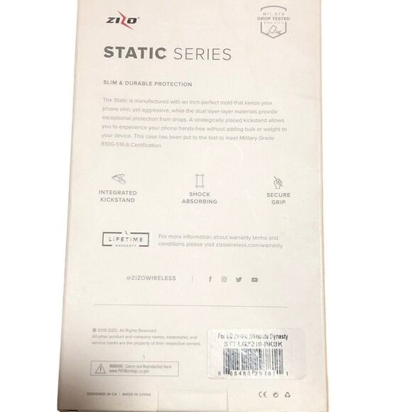 ZIZO Static Series LG Aristo 3 & 2 LG Fortune 2 LG Tribute Phone Case - Picture 3 of 3